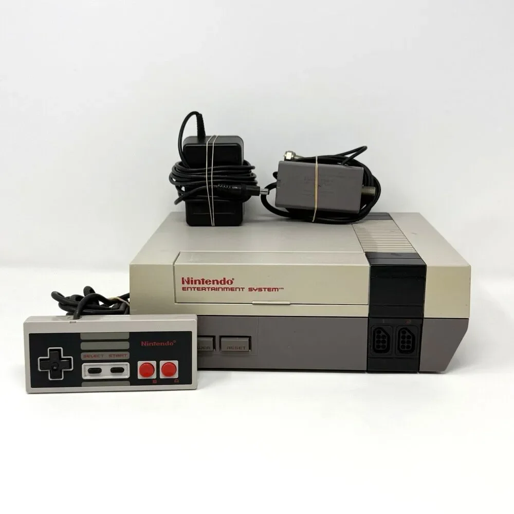Nintendo Entertainment System NES Console System Controller Cables Tested